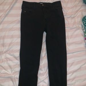 HIGH WAISTED BLACK ABERCROMBIE JEANS